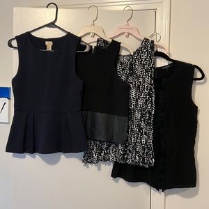 Dark colored tops bundle - 4 tops sizes good for XS or small